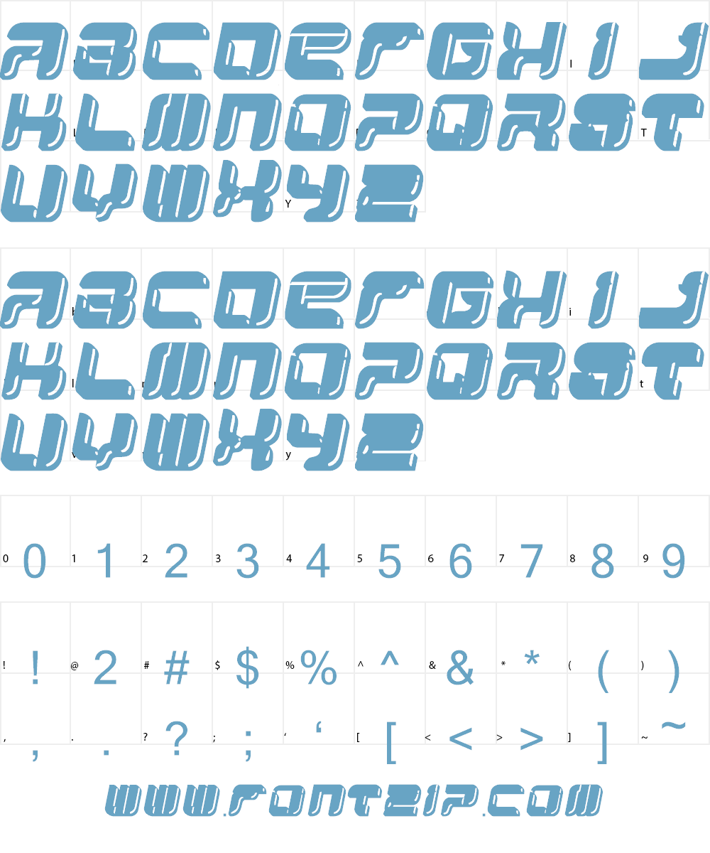 YUM YUM Font Character